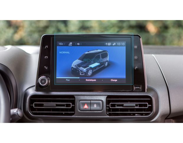 Захисне скло Pixsel на монітор CITROEN BERLINGO - 9.4“ 2018 - 2024 (гібридне глянець)