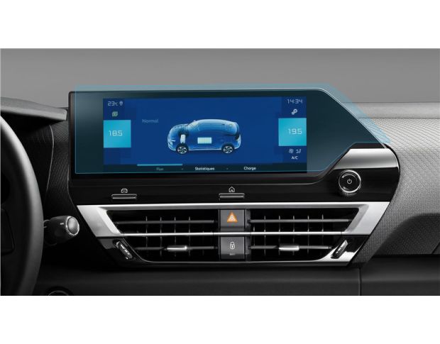 Защитное стекло Pixsel на монитор CITROEN C4 - 15.3“ 2020 - 2024 (гибридное глянец)