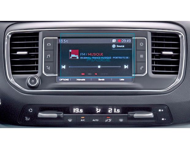 Захисне скло Pixsel на монітор CITROEN SPACETOURER 7“ 2017 - 2023 (гібридне глянець)