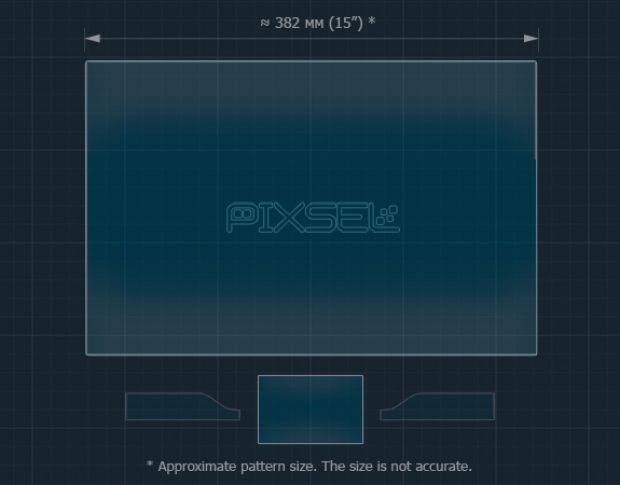 Захисне скло Pixsel на монітор DENZA N7 - 18“ 2023 - (гібридне глянець)