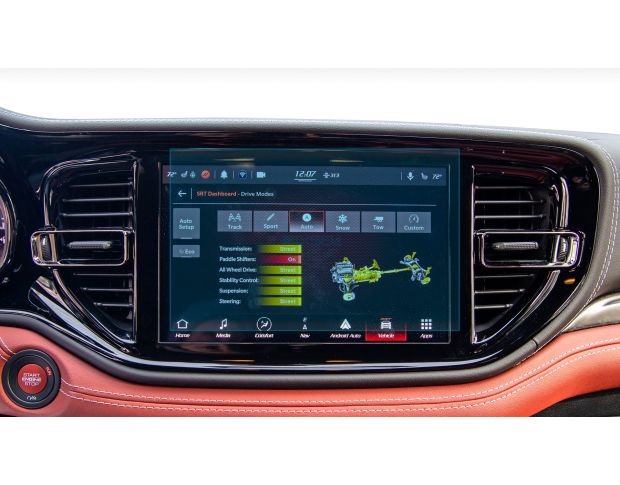 Защитное стекло Pixsel на монитор DODGE DURANGO - 10.2“ 2021 - (гибридное глянец)