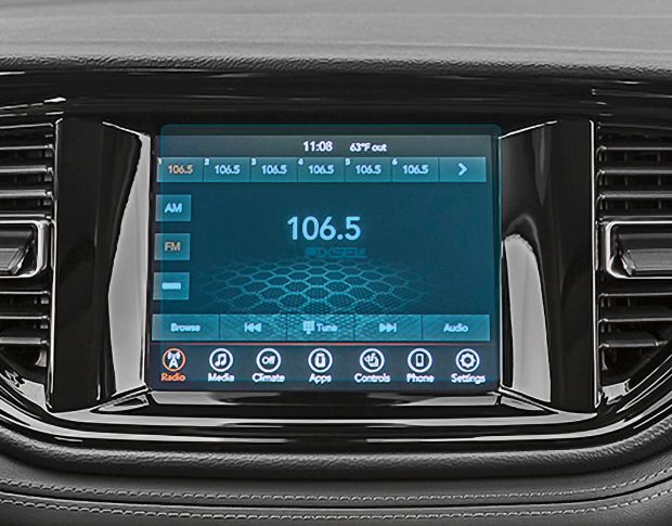 Защитное стекло Pixsel на монитор DODGE DURANGO - 8.3“ 2021 - (гибридное глянец)