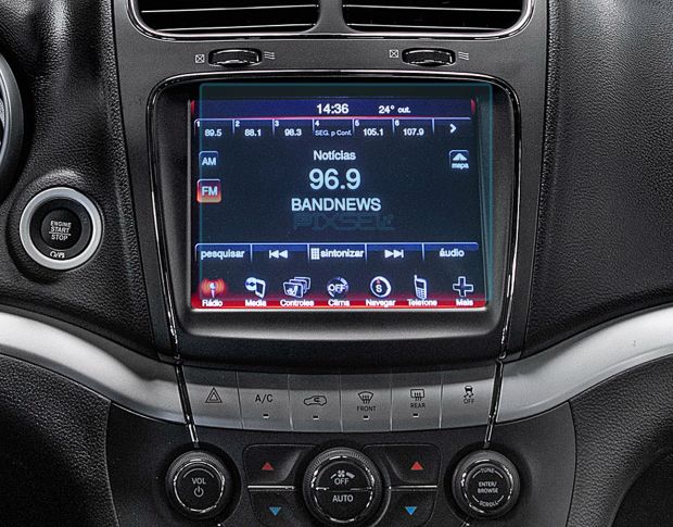Захисне скло Pixsel на монітор DODGE JOURNEY - 8.2“ 2010 - 2020 (гібридне глянець)