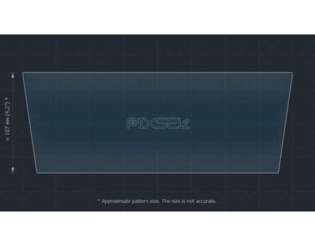 Защитное стекло Pixsel на монитор DS 7 - 12.1“ 2018 - (гибридное мат)