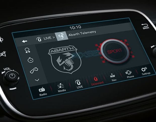 Захисне скло Pixsel на монітор FIAT 595 - 5“ 2018 - (гібридне мат)