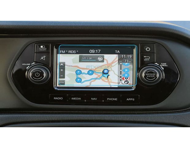 Захисне скло Pixsel на монітор FIAT TIPO 5“ 2016 - 2020 (гібридне глянець)