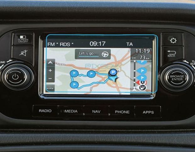 Захисне скло Pixsel на монітор FIAT TIPO 5“ 2016 - 2020 (гібридне глянець)