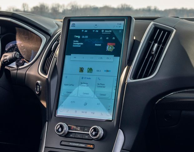 Защитное стекло Pixsel на монитор FORD EDGE - 12.4“ 2015 - 2022 (гибридное мат)