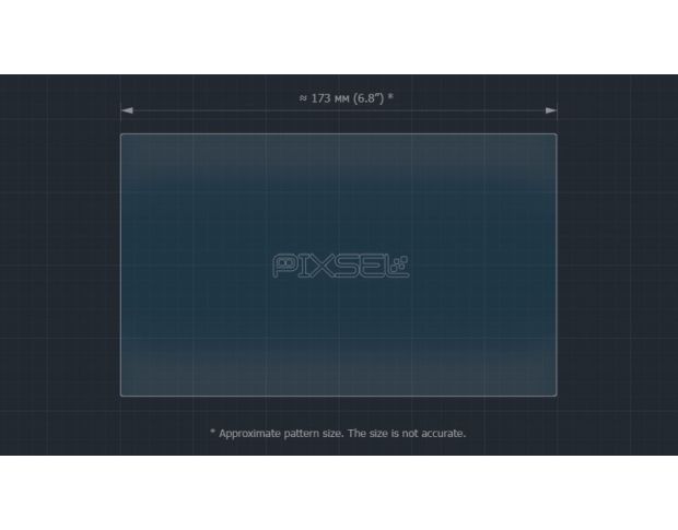 Защитное стекло Pixsel на монитор FORD F-350 - 8“ 2017 - (гибридное глянец)