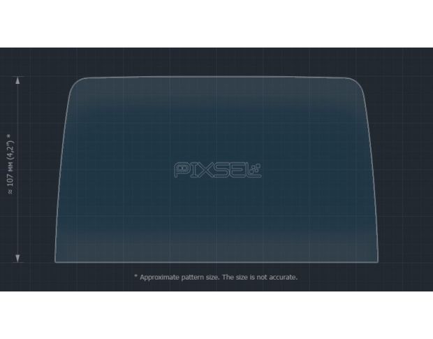 Захисне скло Pixsel на монітор FORD KUGA - 10.2“ 2020 - 2024 (гібридне глянець)