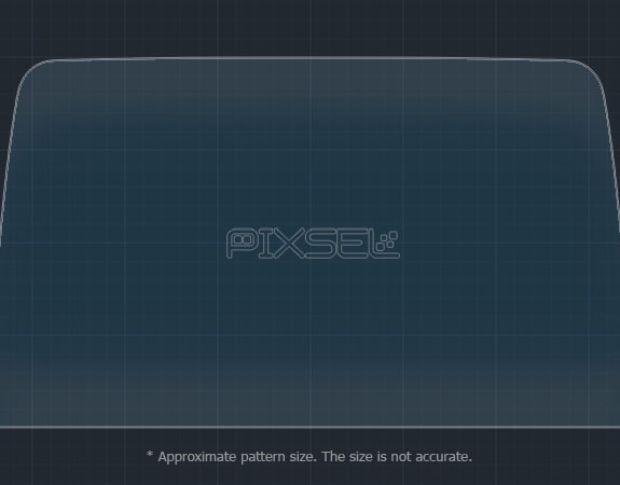 Захисне скло Pixsel на монітор FORD KUGA - 10.2“ 2020 - 2024 (гібридне глянець)