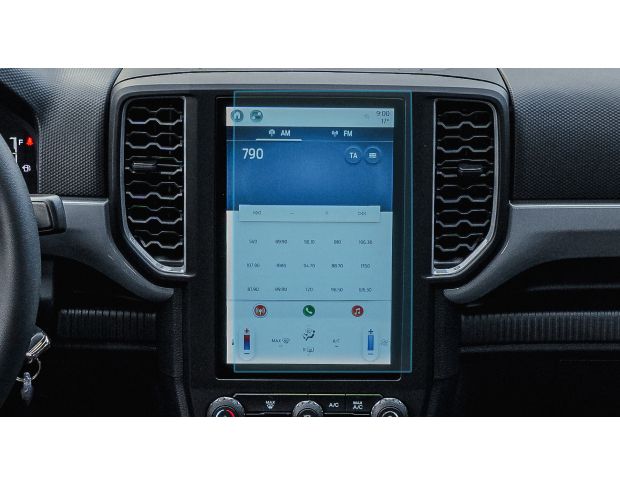 Захисне скло Pixsel на монітор FORD RANGER - 11“ 2023 - (гібридне глянець)