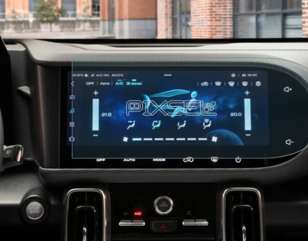 Захисне скло Pixsel на монітор HAVAL Dargo - 15.5“ 2021 - (гібридне глянець)