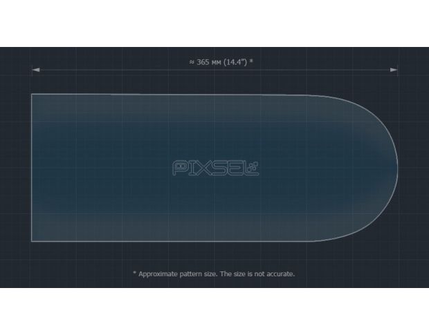 Захисне скло Pixsel на монітор HAVAL Dargo - 15.5“ 2021 - (гібридне глянець)