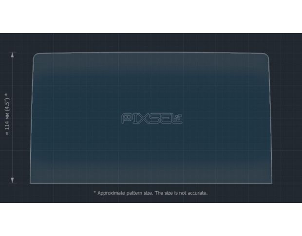 Защитное стекло Pixsel на монитор HONDA CIVIC - 9.4“ 2015 - 2020 (гибридное глянец)