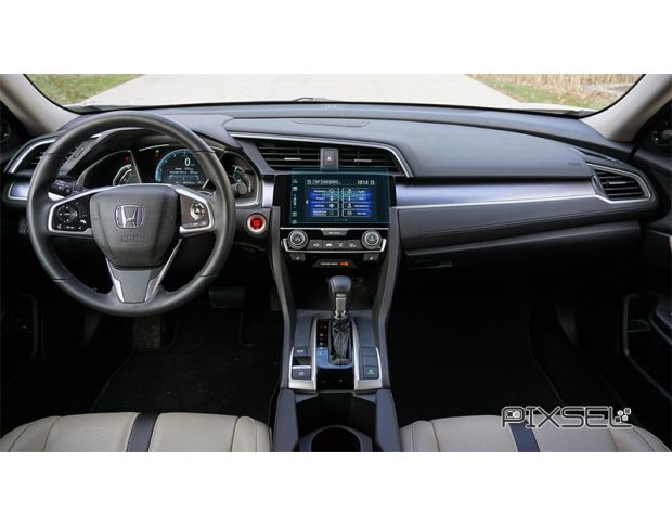 Захисне скло Pixsel на монітор HONDA CIVIC - 9.4“ 2015 - 2020 (гібридне мат)