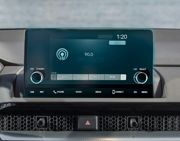 Защитное стекло Pixsel на монитор HONDA CR-V - 10.7“ 2022 - 2023 (гибридное глянец)
