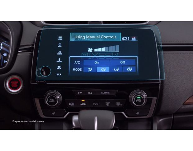 Захисне скло Pixsel на монітор HONDA CR-V - 11.8“ 2017 - 2021 (гібридне глянець)