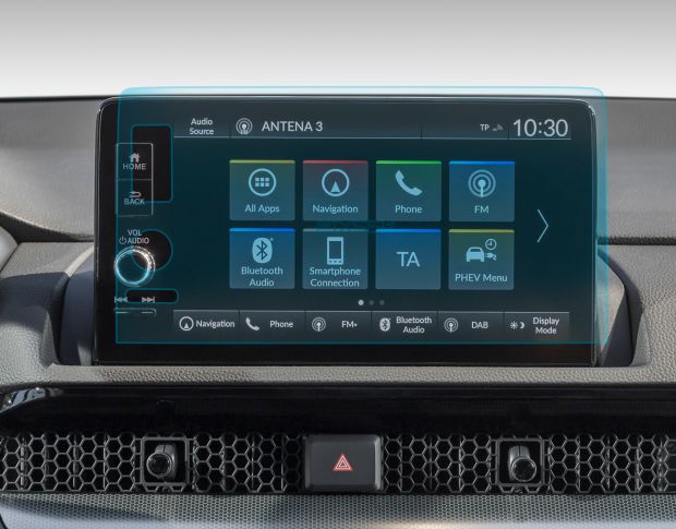 Захисне скло Pixsel на монітор HONDA CR-V - 11“ 2022 - 2023 (гібридне глянець)