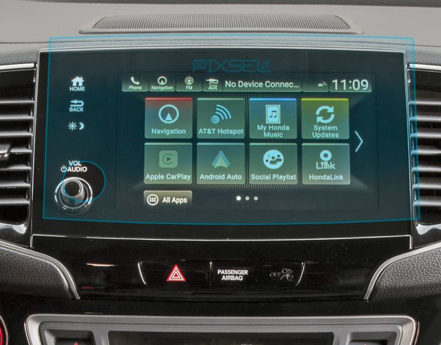 Захисне скло Pixsel на монітор HONDA PASSPORT - 11.1“ 2019 - (гібридне мат)