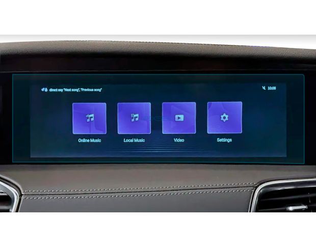 Защитное стекло Pixsel на монитор HONGQI E-HS9 - 19.7“ 2020 - (гибридное глянец)