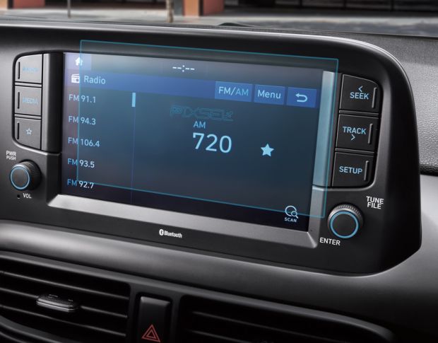 Защитное стекло Pixsel на монитор HYUNDAI i10 - 7.9“ 2023 - (гибридное мат)
