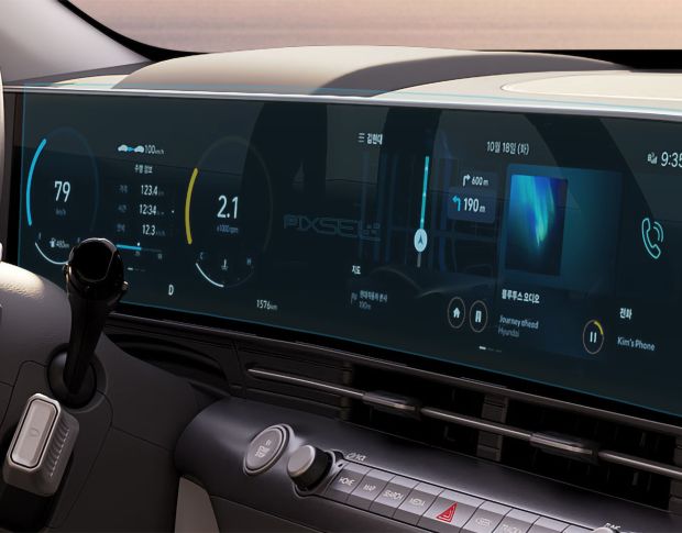 Захисне скло Pixsel на монітор HYUNDAI KONA HYBRID - 27.2“ 2023 - (гібридне мат)