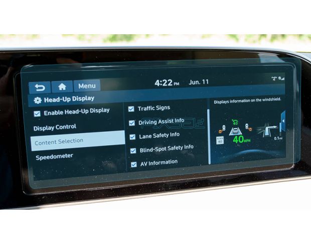 Захисне скло Pixsel на монітор HYUNDAI PALISADE - 11.3“ 2018 - 2022 (гібридне мат)