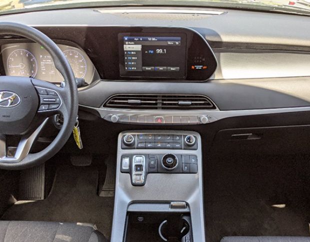 Защитное стекло Pixsel на монитор HYUNDAI PALISADE - 9.5“ 2018 - 2022 (гибридное глянец)