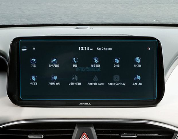 Захисне скло Pixsel на монітор HYUNDAI SANTA FE - 10.9“ 2020 - 2022 (гібридне мат)