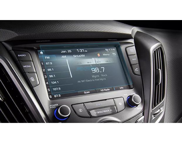 Захисне скло Pixsel на монітор HYUNDAI VELOSTER - 6.9“ 2011 - 2018 (гібридне глянець)