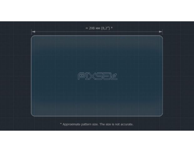Защитное стекло Pixsel на монитор HYUNDAI VENUE - 9.6“ 2023 - (гибридное мат)