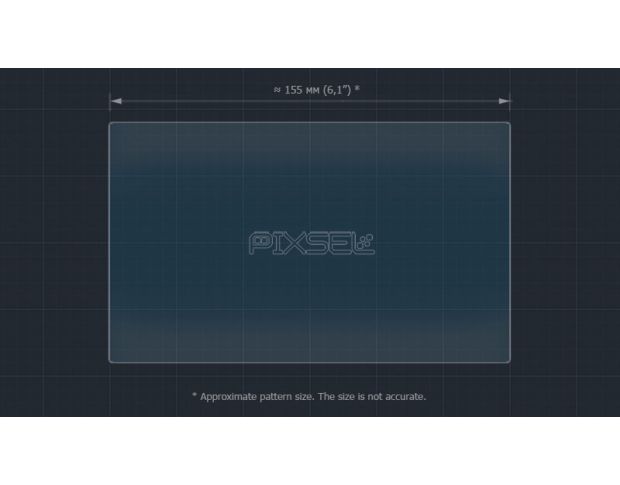 Захисне скло Pixsel на монітор INFINITI G25 - 7.1“ 2007 - 2014 (гібридне глянець)