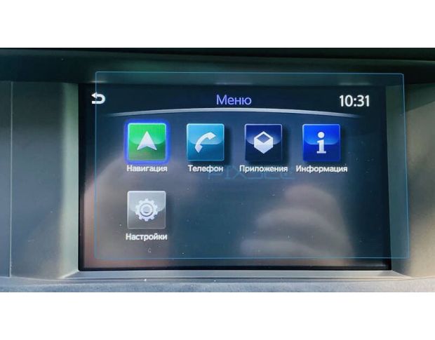 Захисне скло Pixsel на монітор INFINITI Q30 - 7“ 2016 - (гібридне глянець)