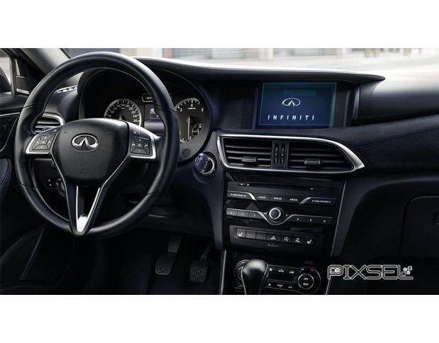 Захисне скло Pixsel на монітор INFINITI Q30 - 7“ 2016 - (гібридне глянець)