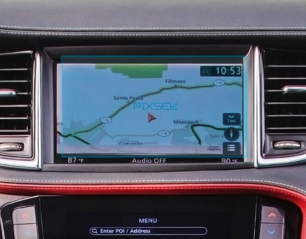 Защитное стекло Pixsel на монитор INFINITI QX55 - 8.1“ 2021 - (гибридное мат)