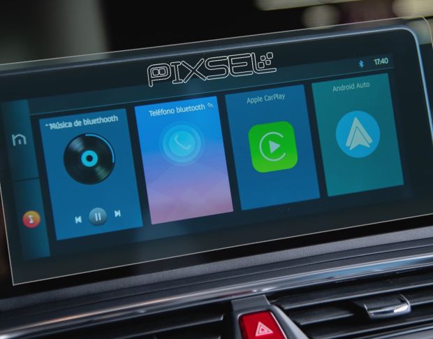 Защитное стекло Pixsel на монитор JAC JS3 - 11.9“ 2021 - (гибридное мат)