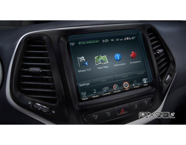 Захисне скло Pixsel на монітор JEEP CHEROKEE KL - 8.1“ 2015 - (гібридне мат)