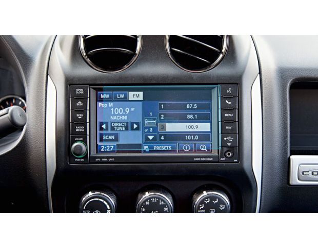 Захисне скло Pixsel на монітор JEEP COMPASS - 6.9“ 2012 - 2016 (гібридне глянець)