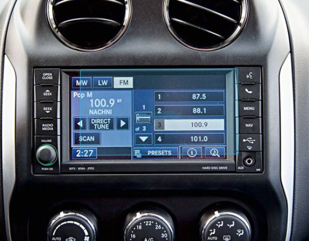 Захисне скло Pixsel на монітор JEEP COMPASS - 6.9“ 2012 - 2016 (гібридне мат)