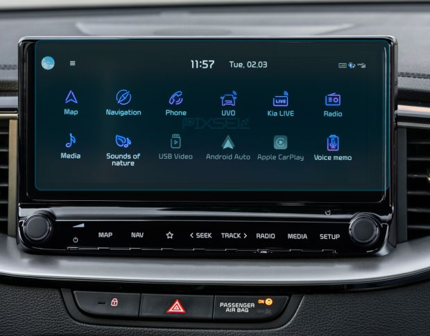 Захисне скло Pixsel на монітор KIA CEED - 10.9“ 2019 - (гібридне глянець)