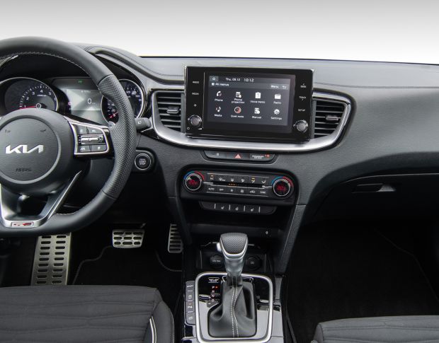Защитное стекло Pixsel на монитор KIA CEED - 9“ 2019 - (гибридное глянец)