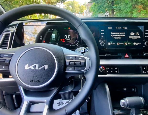 Защитное стекло Pixsel на монитор KIA SPORTAGE - 8.9“ 2022 - 2024 (гибридное глянец)