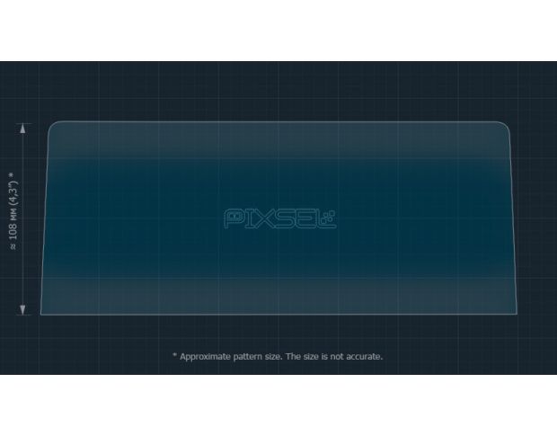 Захисне скло Pixsel на монітор KIA STINGER - 11.2“ 2021 - (гібридне глянець)
