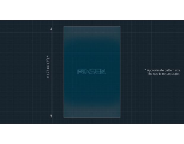 Захисне скло Pixsel на монітор LAMBORGHINI HURACAN - 8.2“ 2022 - (гібридне мат)