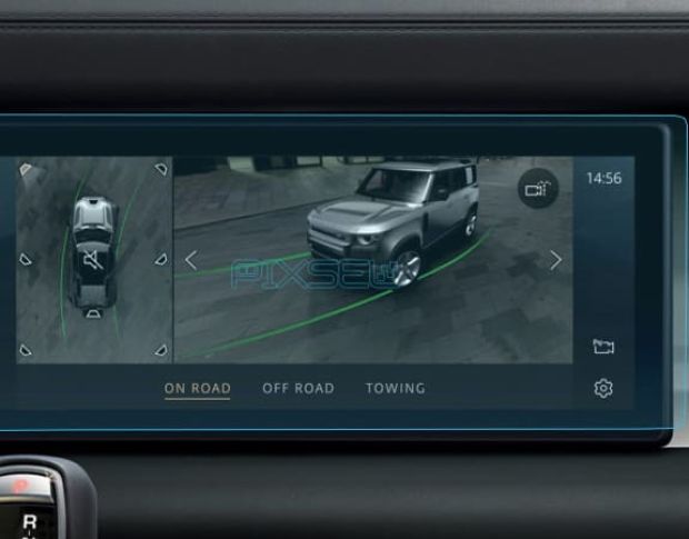 Защитное стекло Pixsel на монитор LAND ROVER Defender - 11.4“ 2020 - (гибридное мат)