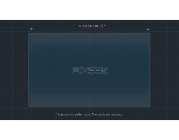 Захисне скло Pixsel на монітор LAND ROVER Defender - 12.1“ 2020 - (гібридне глянець)