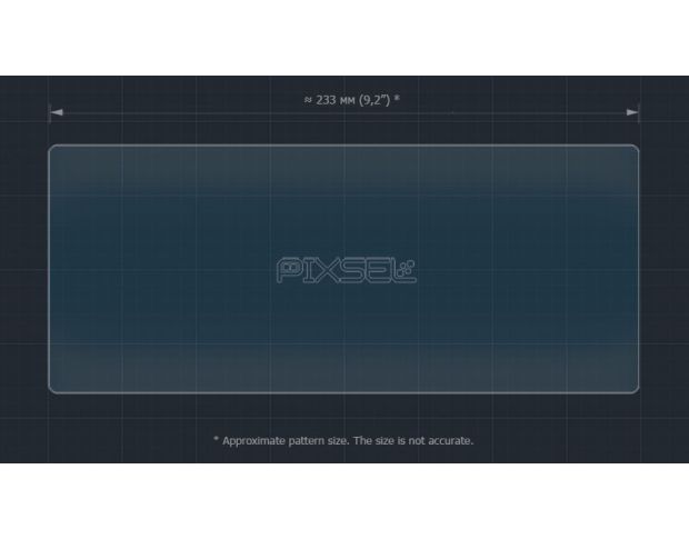 Защитное стекло Pixsel на монитор LAND ROVER DISCOVERY - 9.9“ 2018 - 2019 (гибридное глянец)