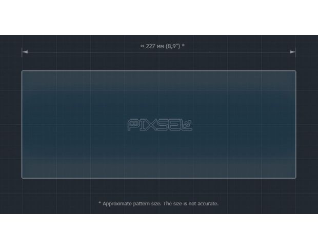 Захисне скло Pixsel на монітор LAND ROVER DISCOVERY SPORT - 9.6“ 2022 - (гібридне мат)
