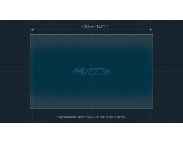 Защитное стекло Pixsel на монитор LAND ROVER RANGE ROVER EVOQUE - 12.1“ 2023 - (гибридное мат)